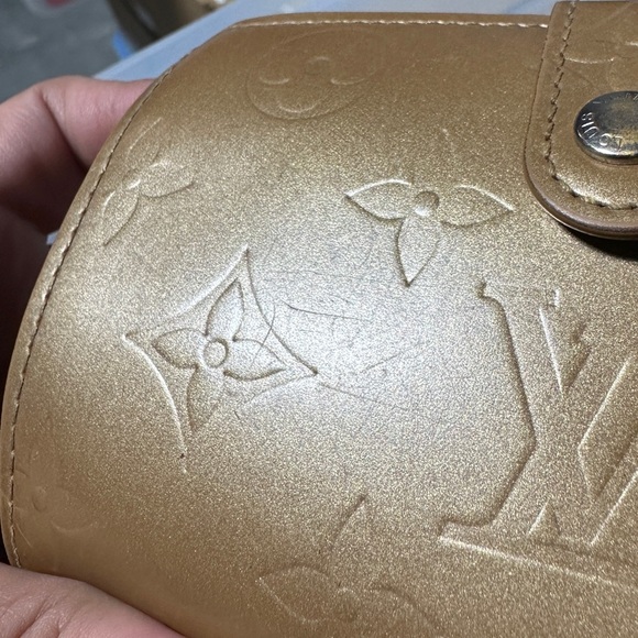 Louis Vuitton | Monogram Mat French Wallet Bronze | Vintage - Picture 6 of 16